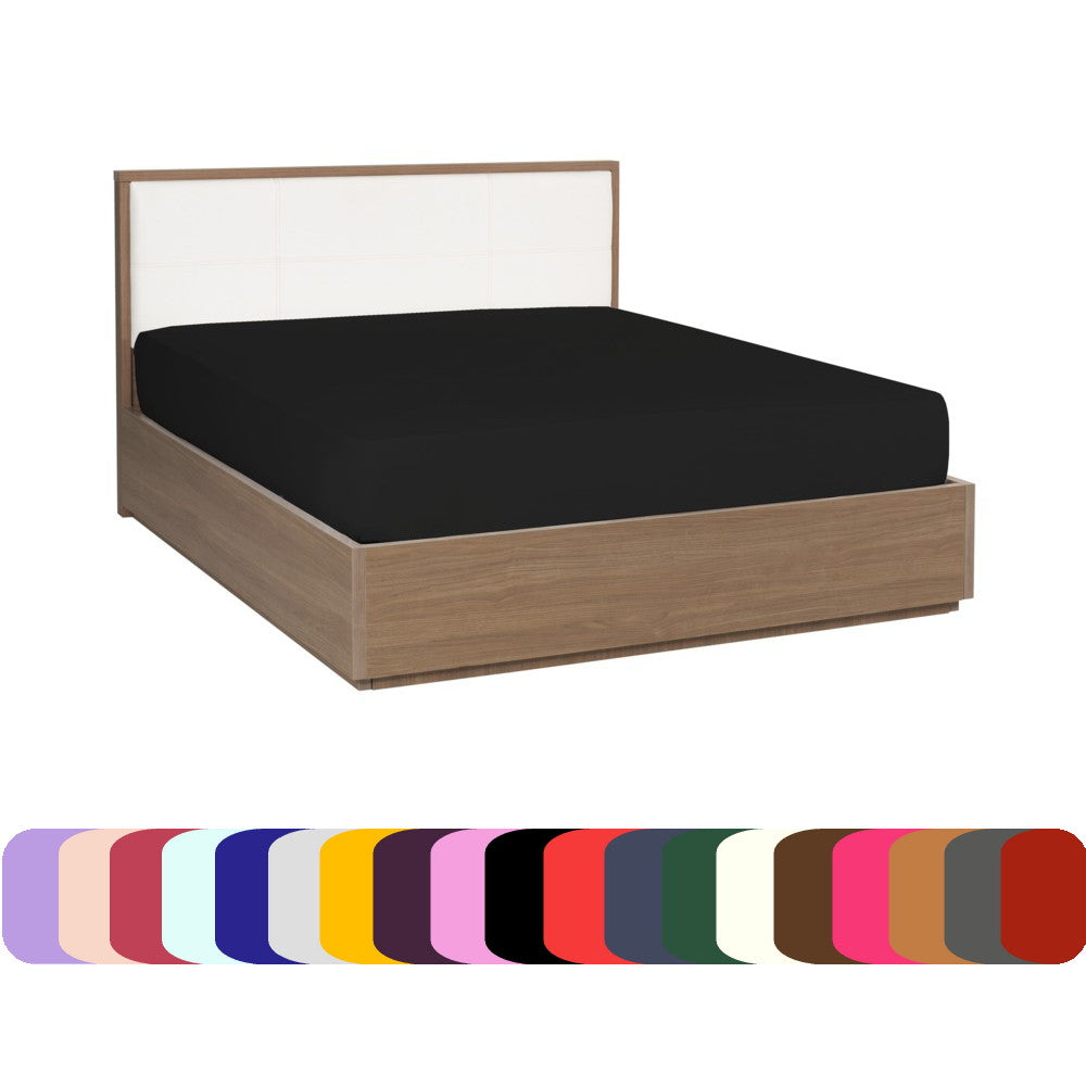 Fitted Sheet - Dark Colors - Soft and Comfortable 1800 Prestige Brushed Microfiber Collection
